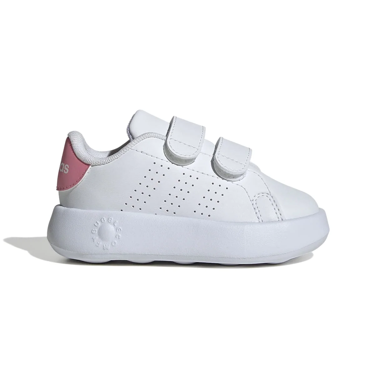 Sneakers primi passi bambina con dettaglio rosa adidas Advantage CF I