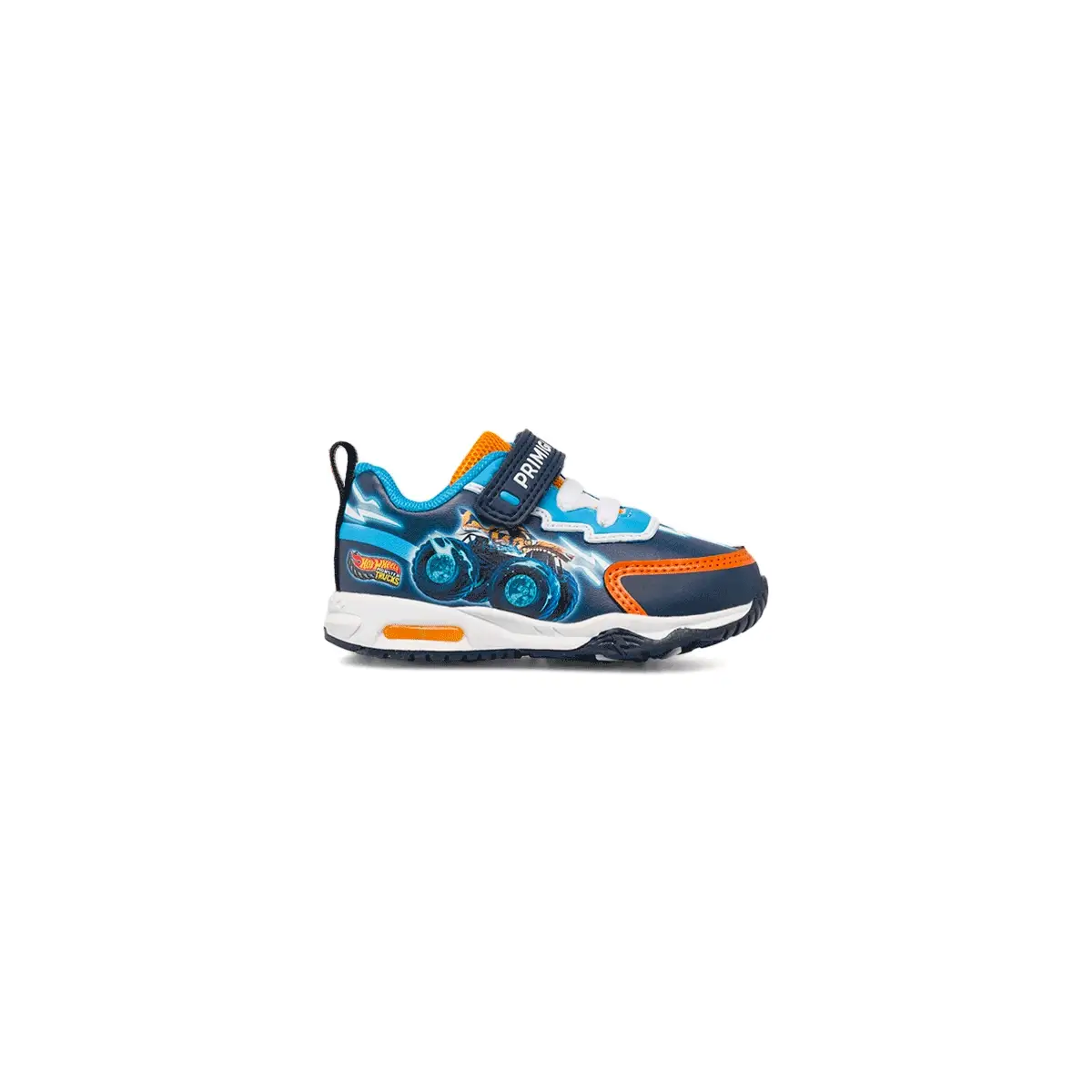 Sneakers primi passi Bambino blu con Luci e grafica Hot Wheels Primigi