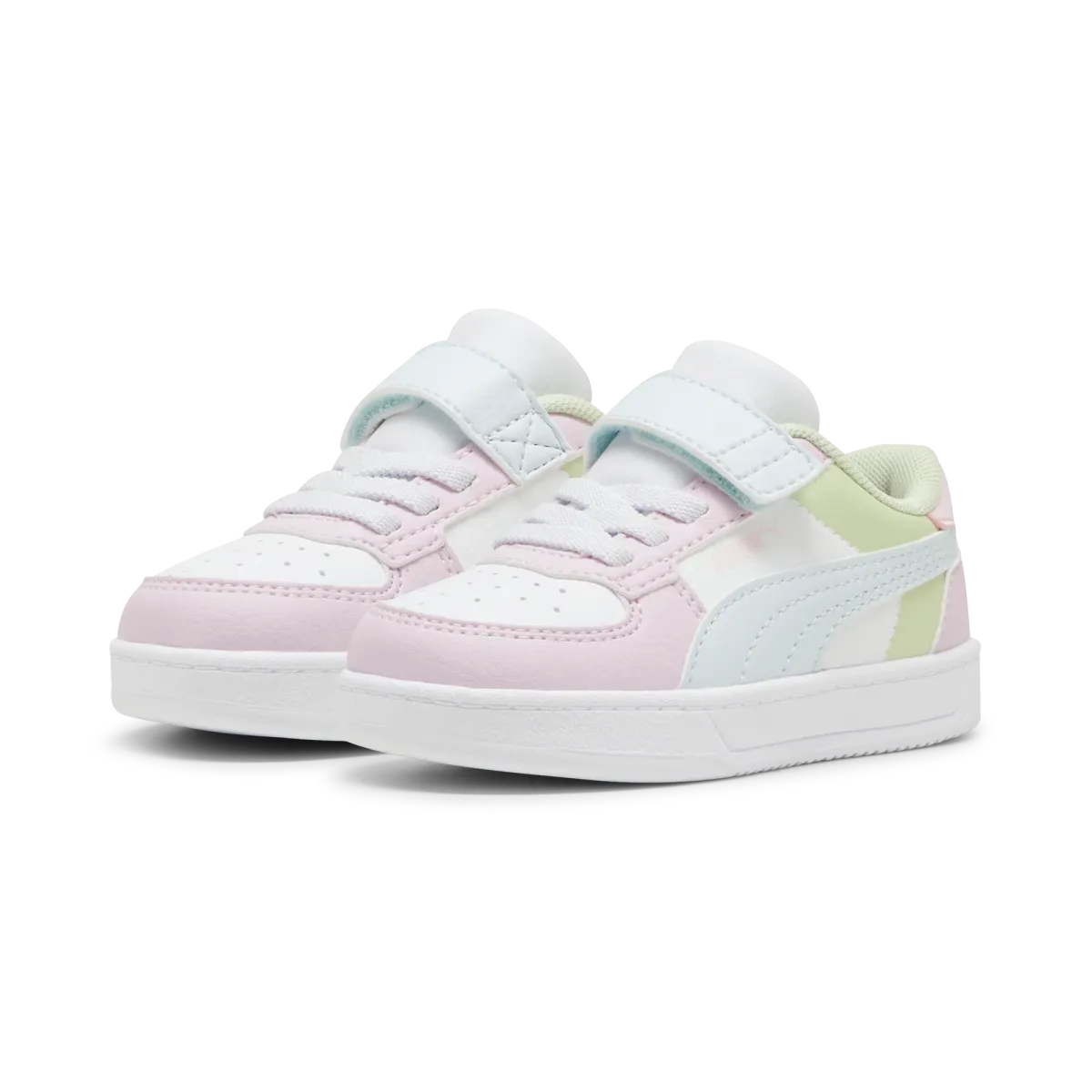 Sneakers primi passi bianche da bambina con dettagli multicolore Puma Caven 2.0 AC+ Inf