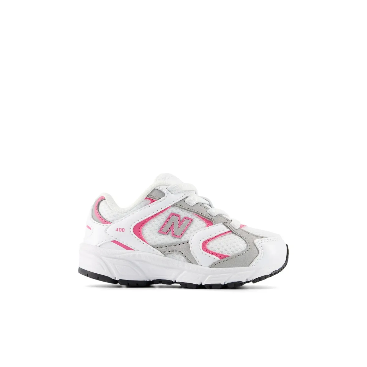 Sneakers primi passi bianche da Bambina con dettagli rosa New Balance