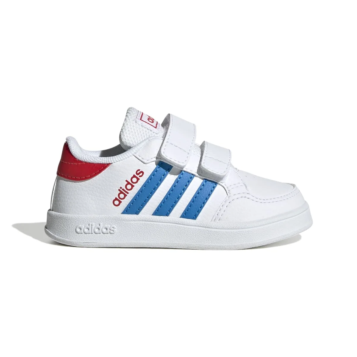 Sneakers primi passi bianche da bambino con design 3-stripes adidas Breaknet Cf I