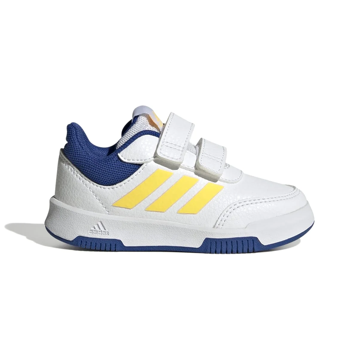 Sneakers primi passi bianche da bambino con dettagli gialli e blu adidas Tensaur Sport 2.0 CF I