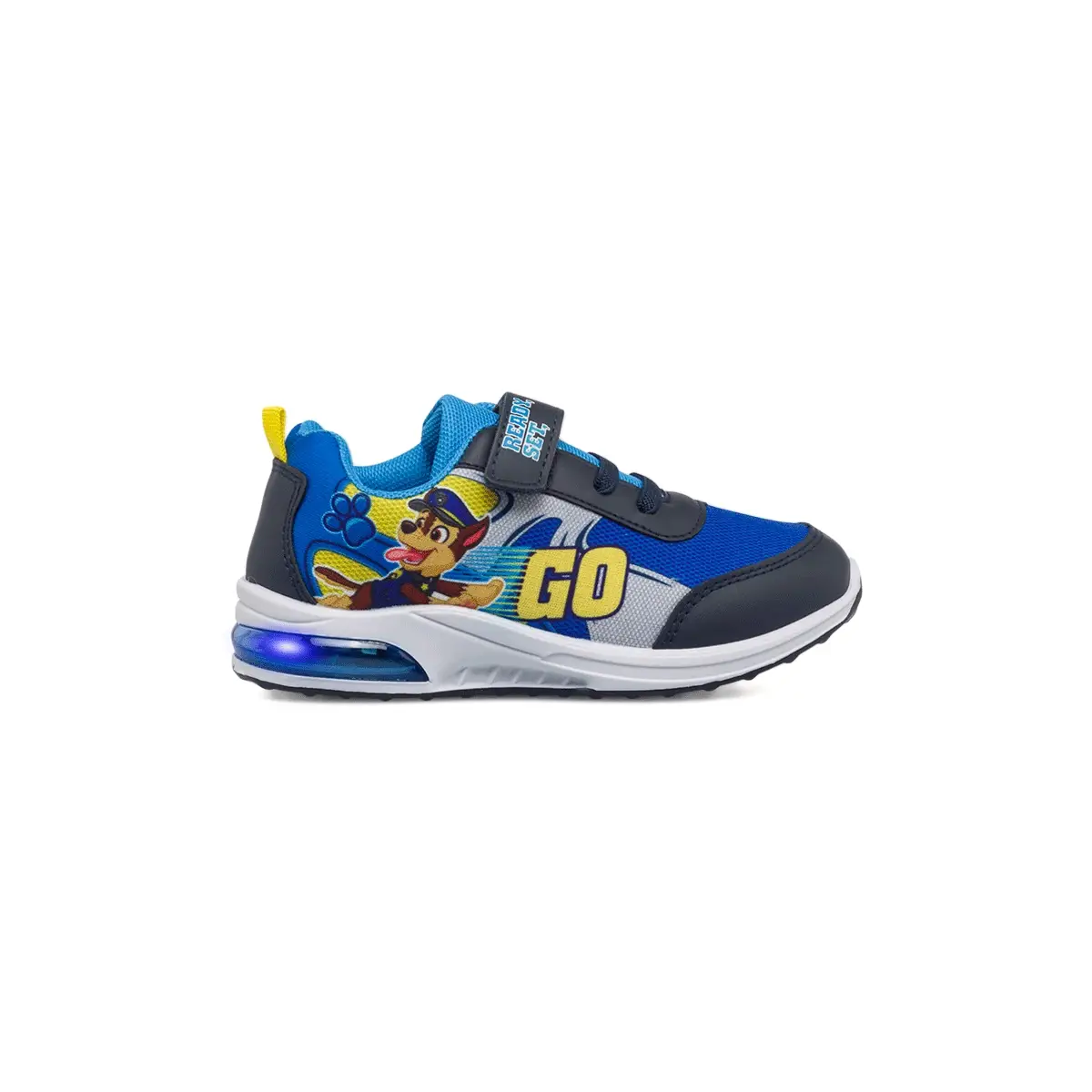 Sneakers primi passi blu da bambino con luci Paw Patrol