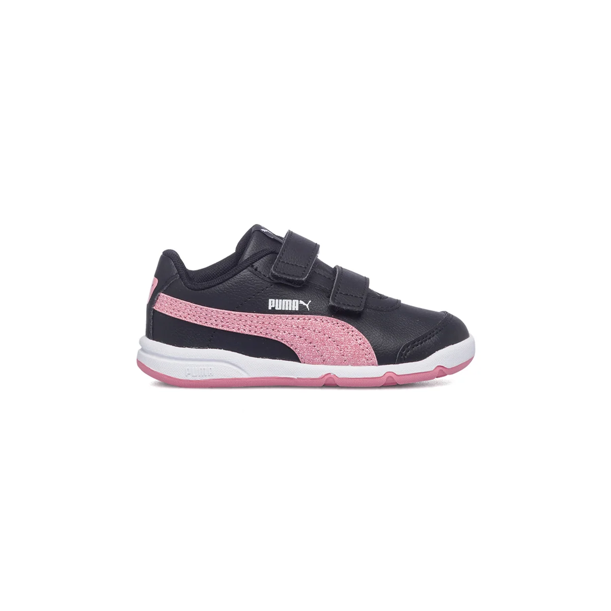 Sneakers primi passi nere con glitter Puma Stepfleex 2 SL VE Glitz FS V Inf