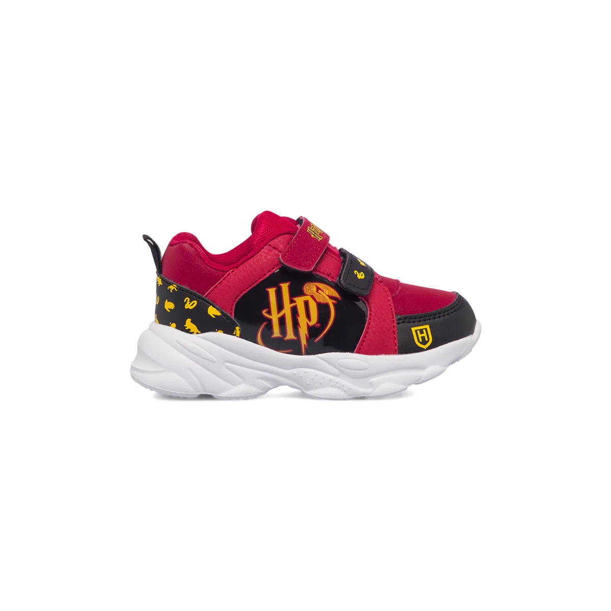 Sneakers primi passi ross e nere da bambino con logo Harry Potter