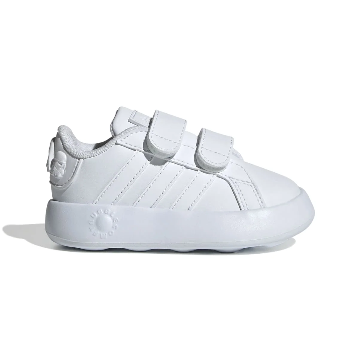 Sneakers primi passo bambino e bambina bianche Star Wars Grand Court adidas
