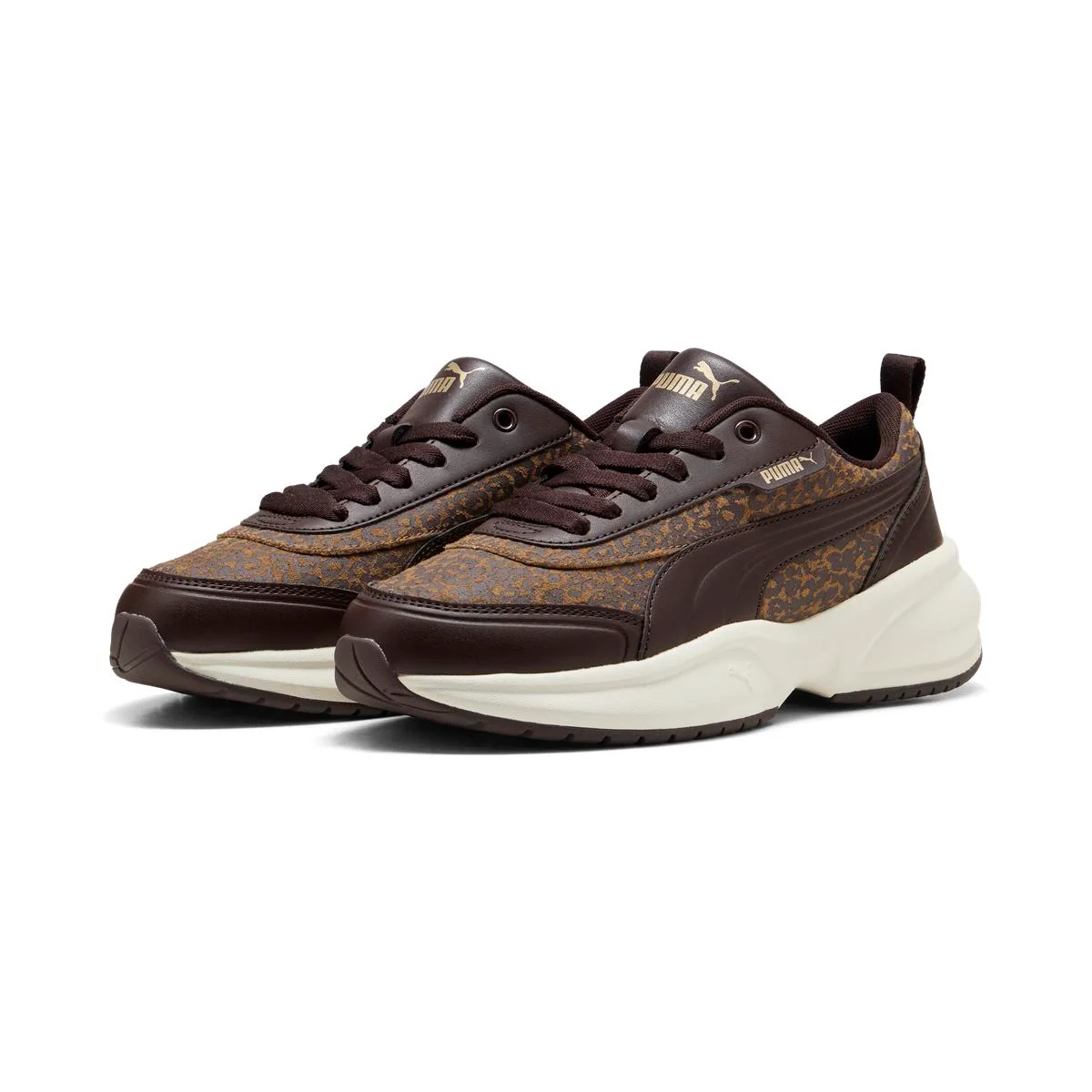 Sneakers Puma Cilia 2 Mode Feline Marroni con suola platform