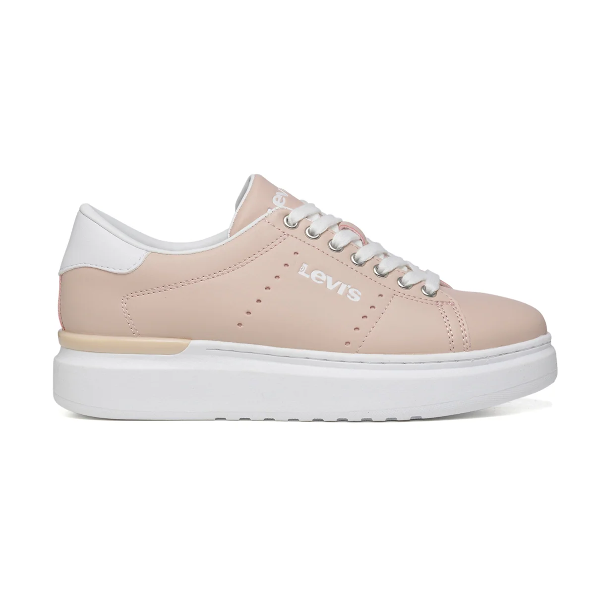 Sneakers rosa con logo a contrasto Levi's Ellis Max