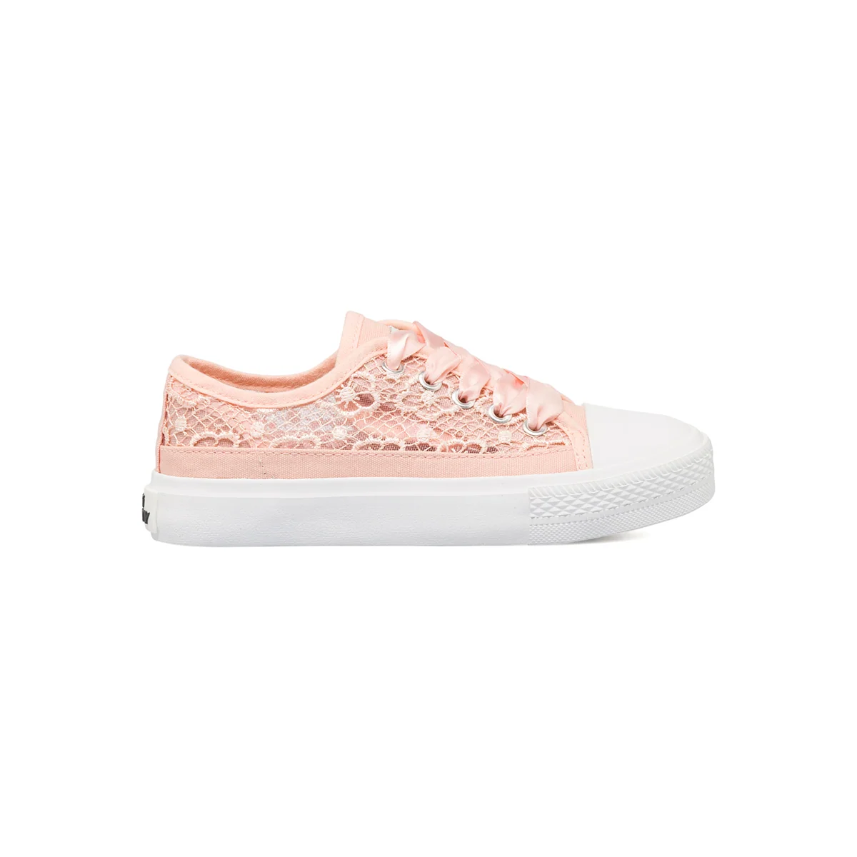 Sneakers rosa da bambina con ricamo Miss Sixty