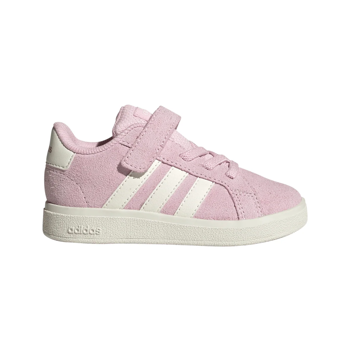Sneakers rosa effetto scamosciato da Bambina con strappo adidas