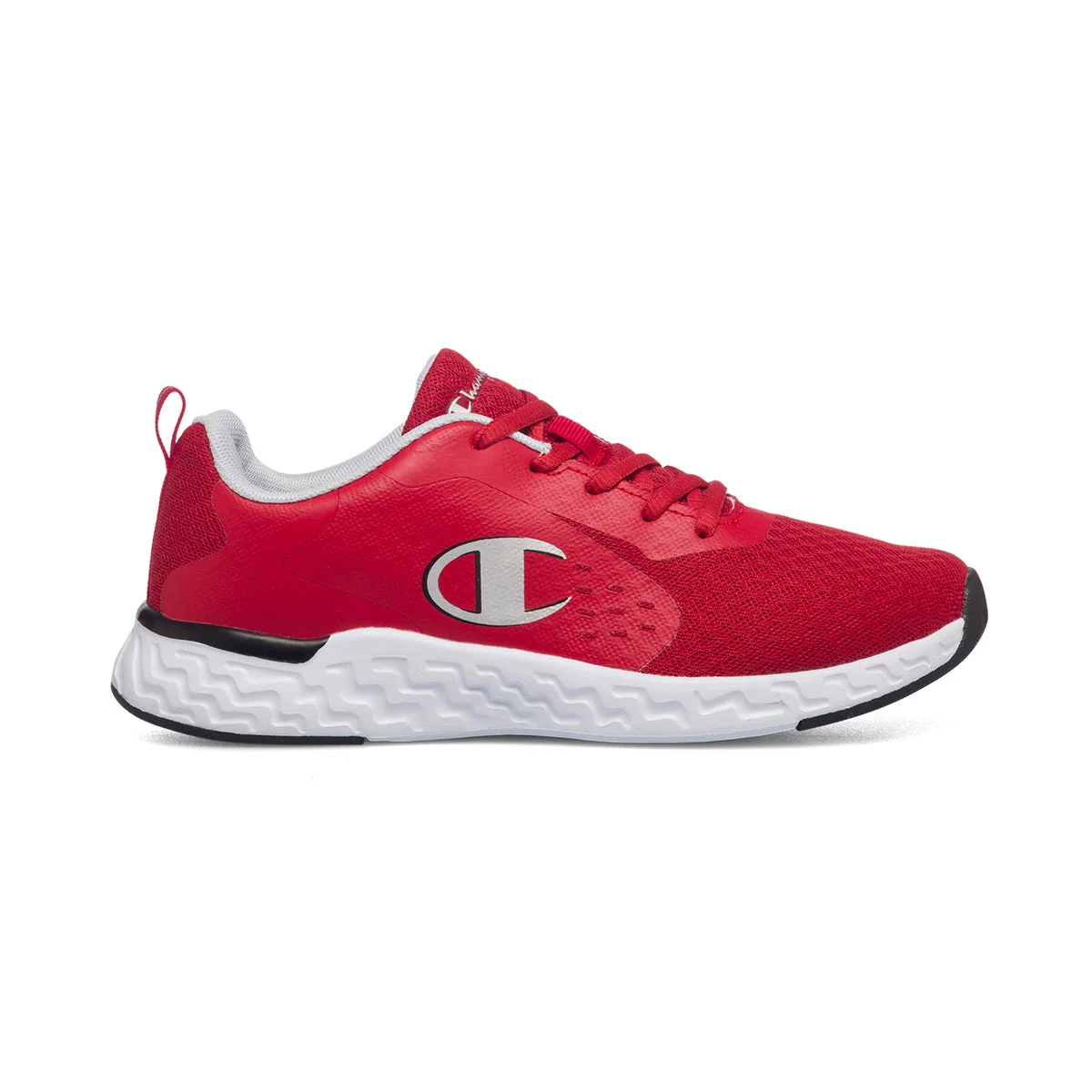 Sneakers rosse da ragazzo in tessuto mesh Champion Bold G Gs