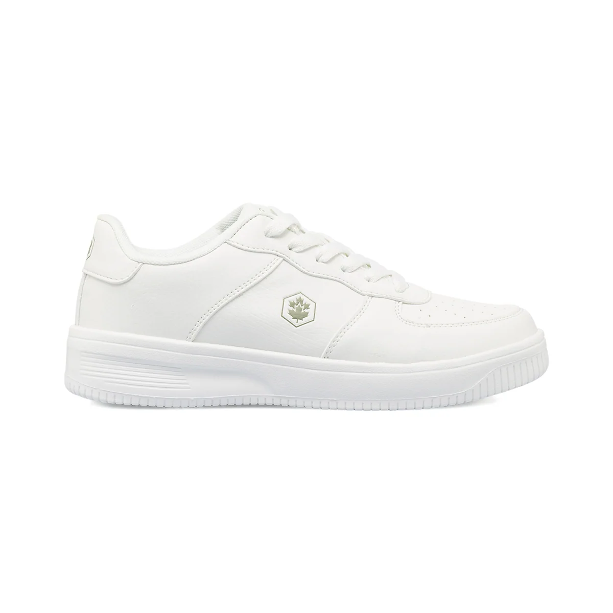 Sneakers sportive bianche Lumberjack da donna con logo