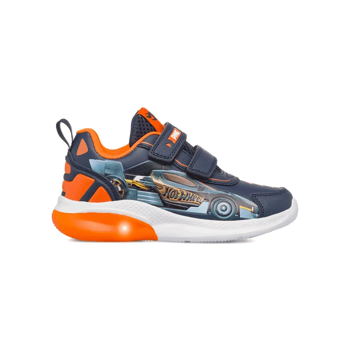 Sneakers sportive blu da Bambino con luci e strappi Hot Wheels Primigi