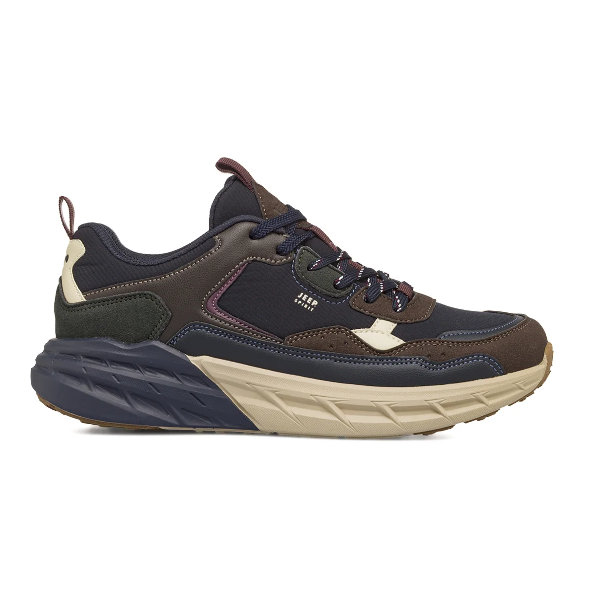 Sneakers Sportive Blu da Uomo con effetto scamosciato Jeep Spirit