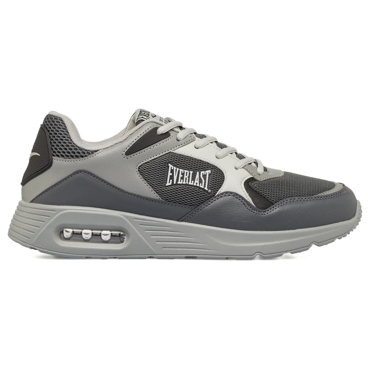 Sneakers sportive grigie da Uomo in mesh con cuscinetto d'aria Everlast