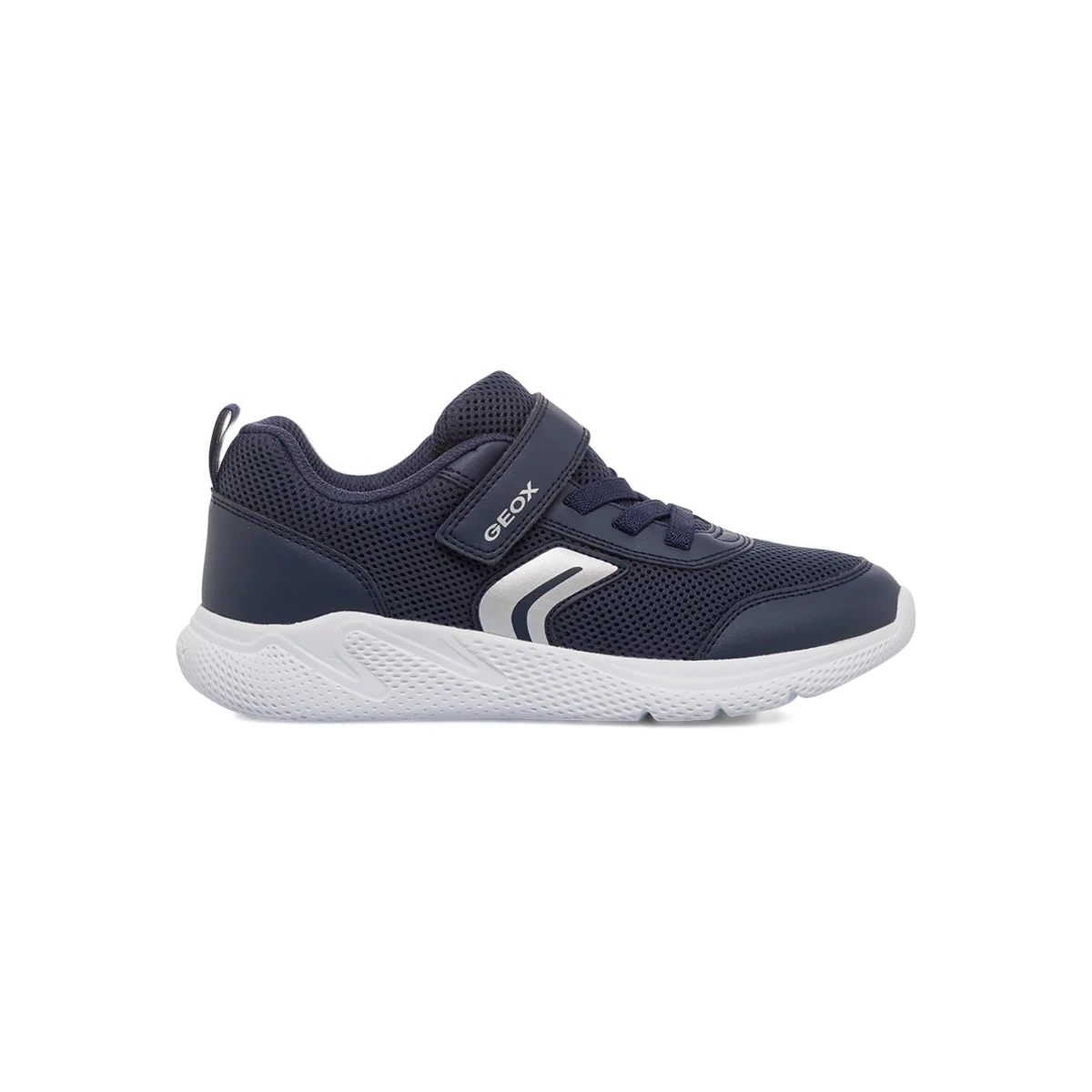 Sneakers traspiranti blu da bambino in tessuto mesh Geox Sprintye