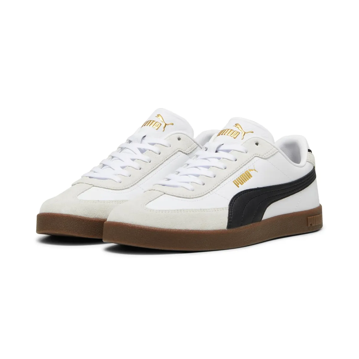 Sneakers unisex bianche con inserti effetto scamosciato Puma Club II Era