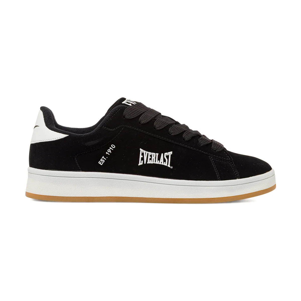 Sneakers unisex Nere effetto velluto con logo Everlast