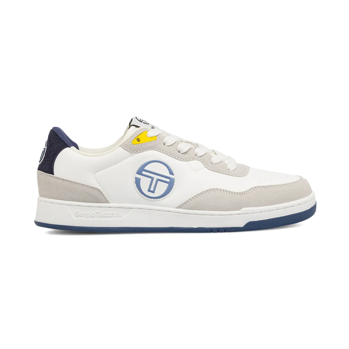 Sneakers Uomo bianche con inserti effetto scamosciato Sergio Tacchini