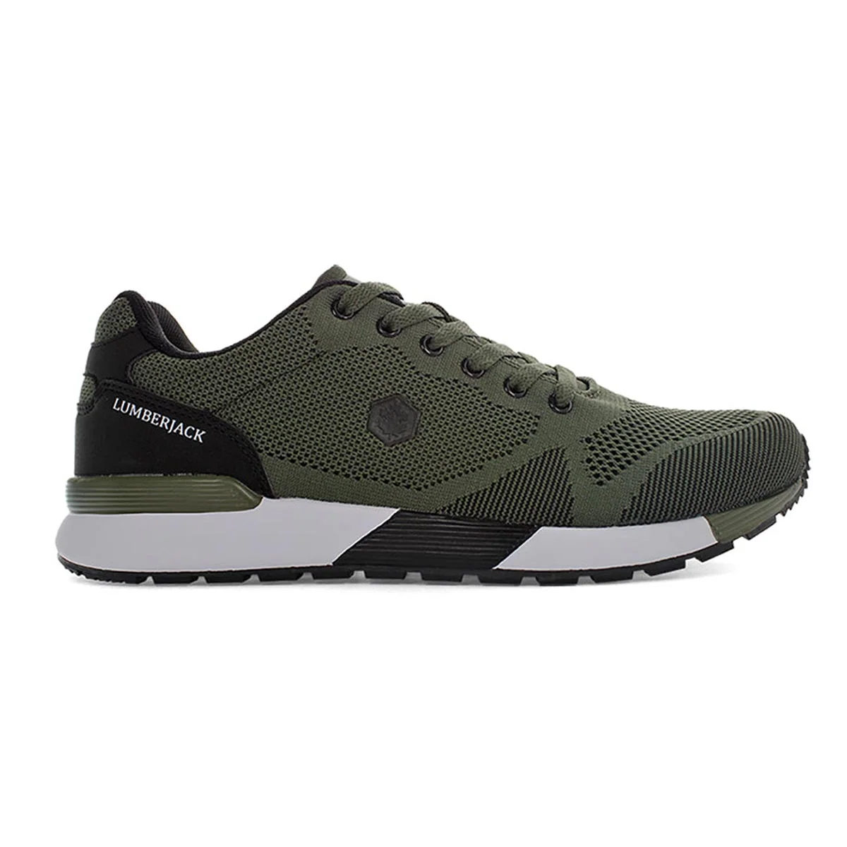 Sneakers verdi da uomo con sottopiede Memory Foam Lumberjack Vendor