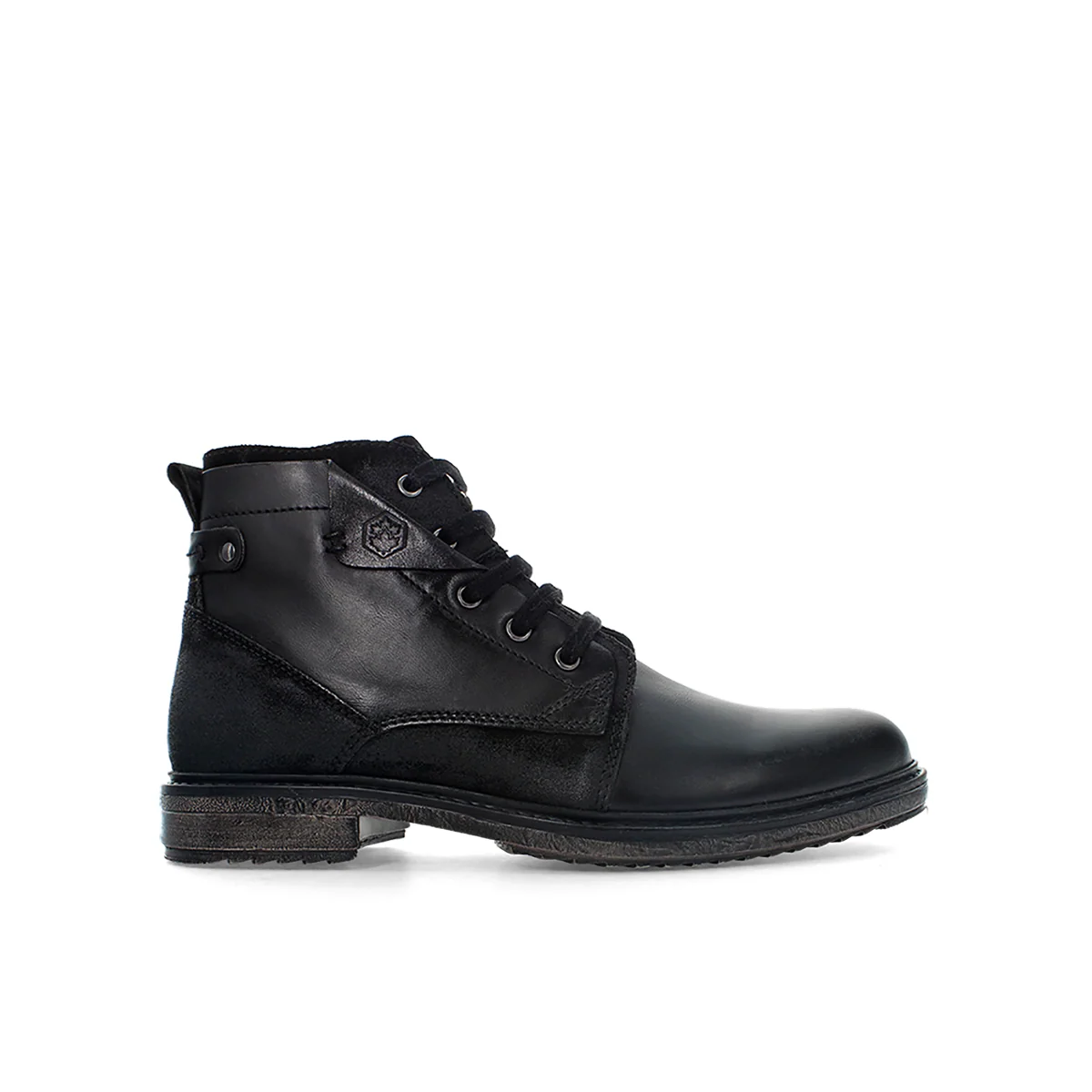 Stivaletti Beatles neri in pelle Lumberjack Theo