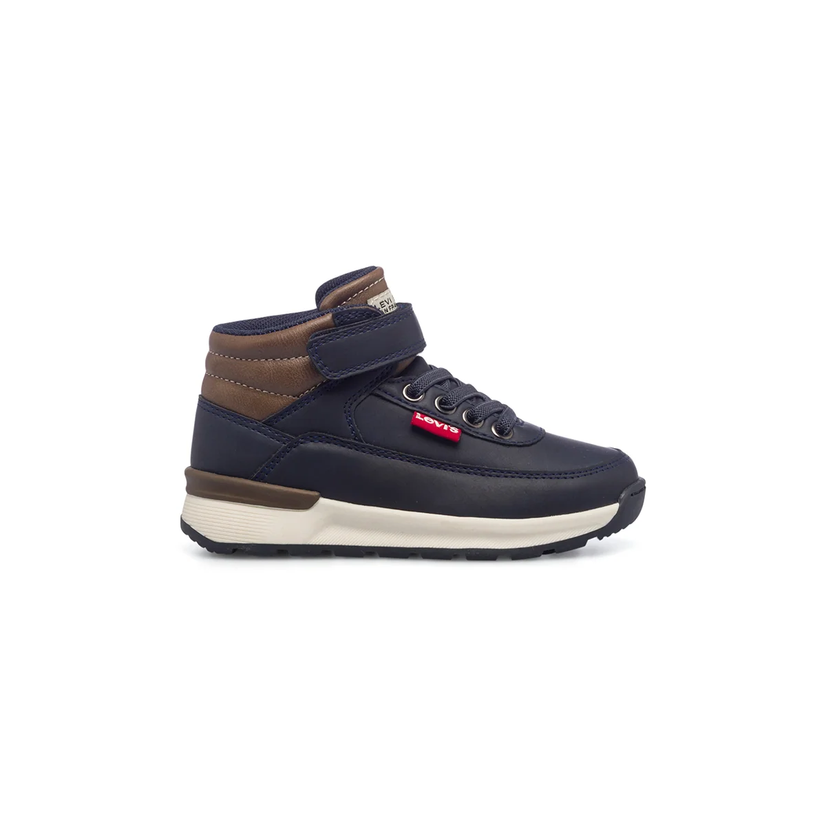 Stivaletti blu da bambino con etichetta logata Levi's Ascot Mini
