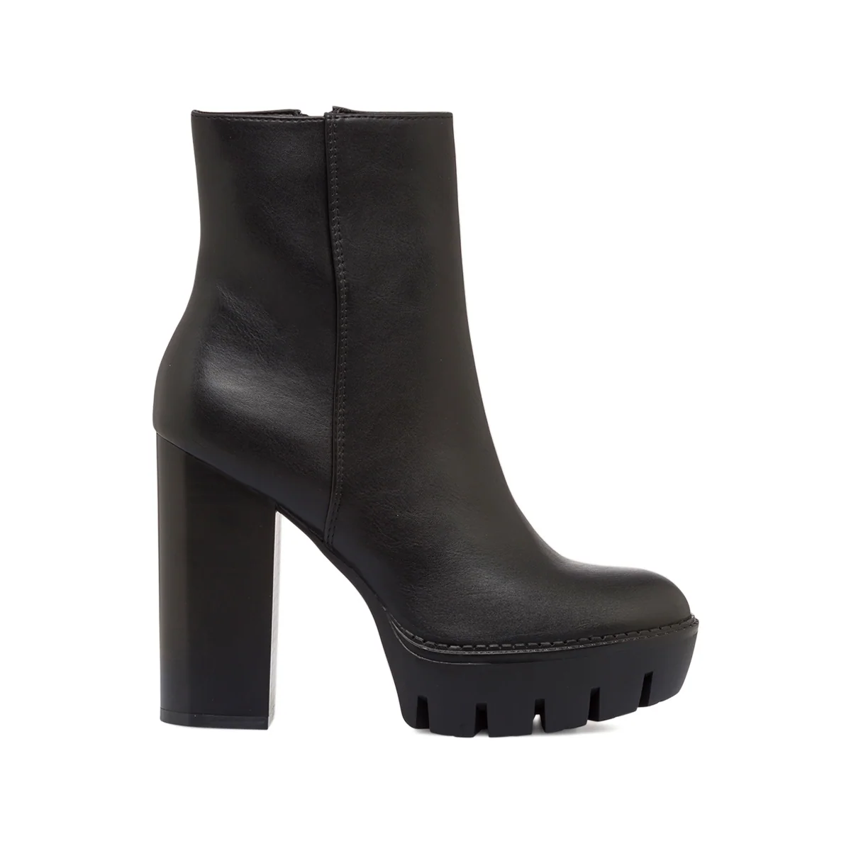 Stivaletti chunky neri da donna con tacco 12 cm Lora Ferres