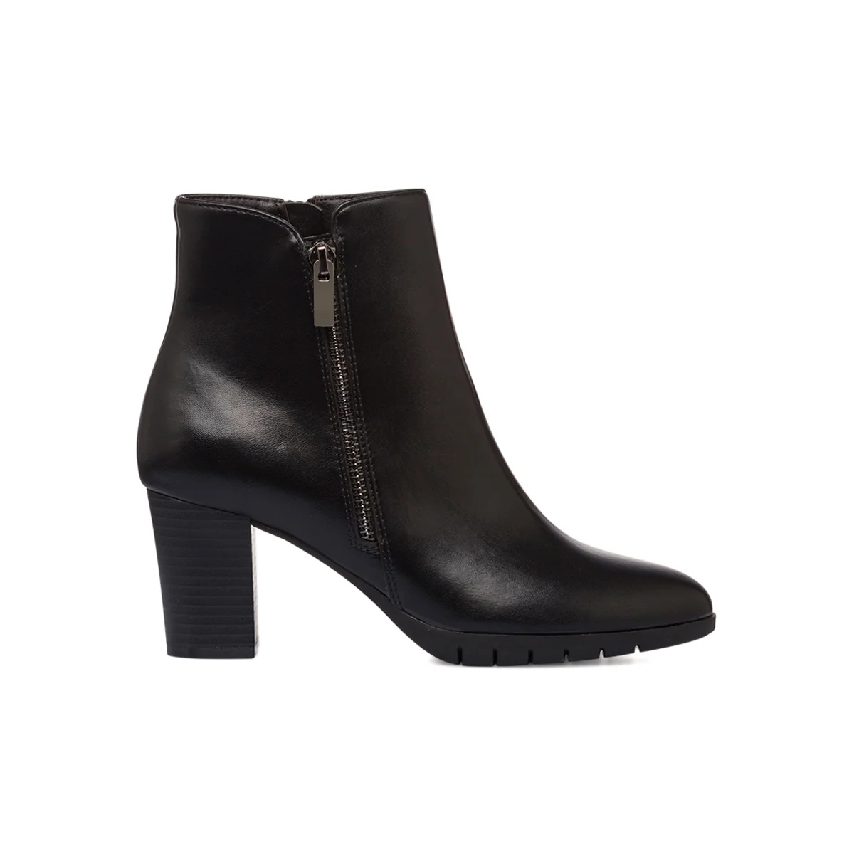 Stivaletti comfort neri da Donna con tacco 7 cm P Soft