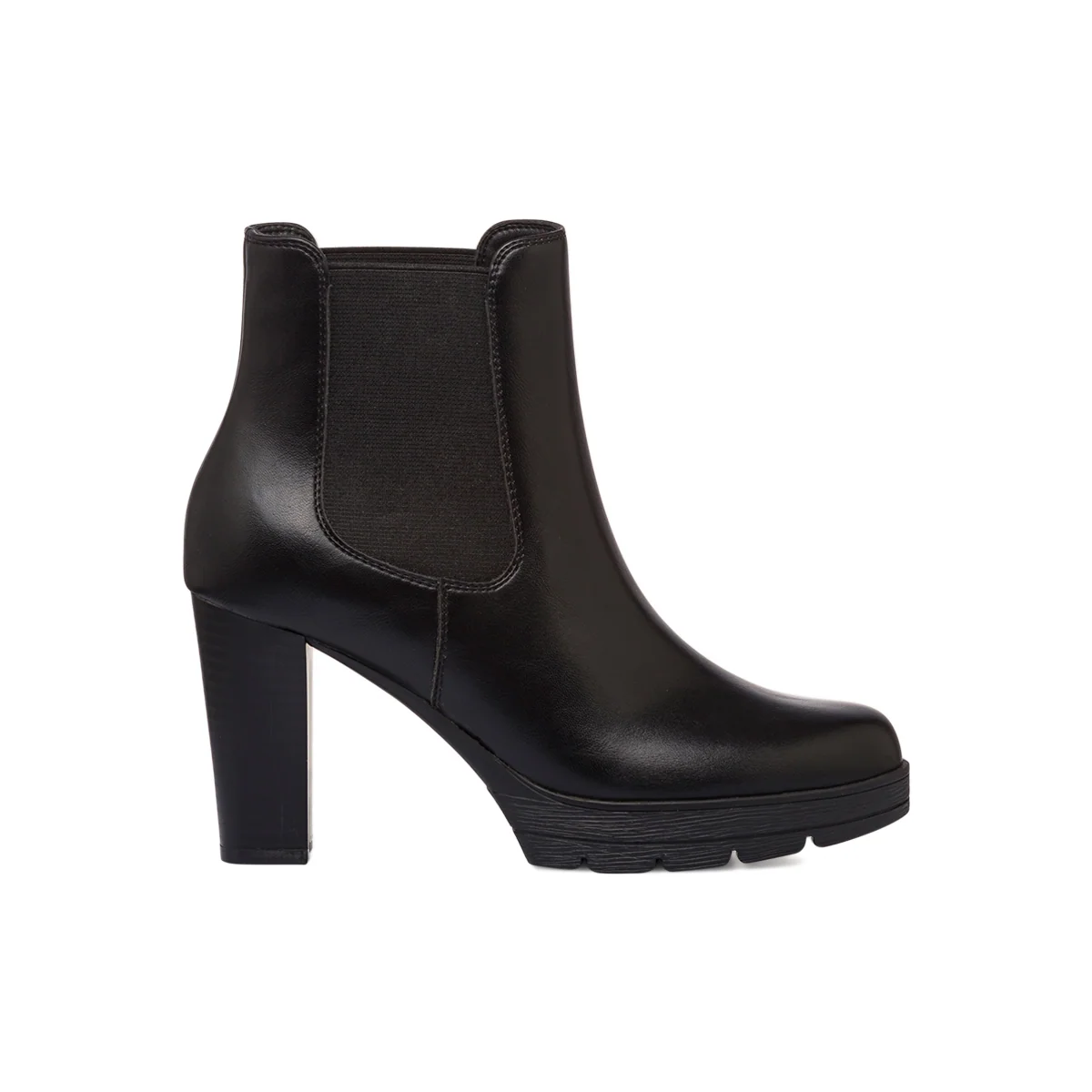 Stivaletti comfort neri da Donna con tacco 9 cm P Soft