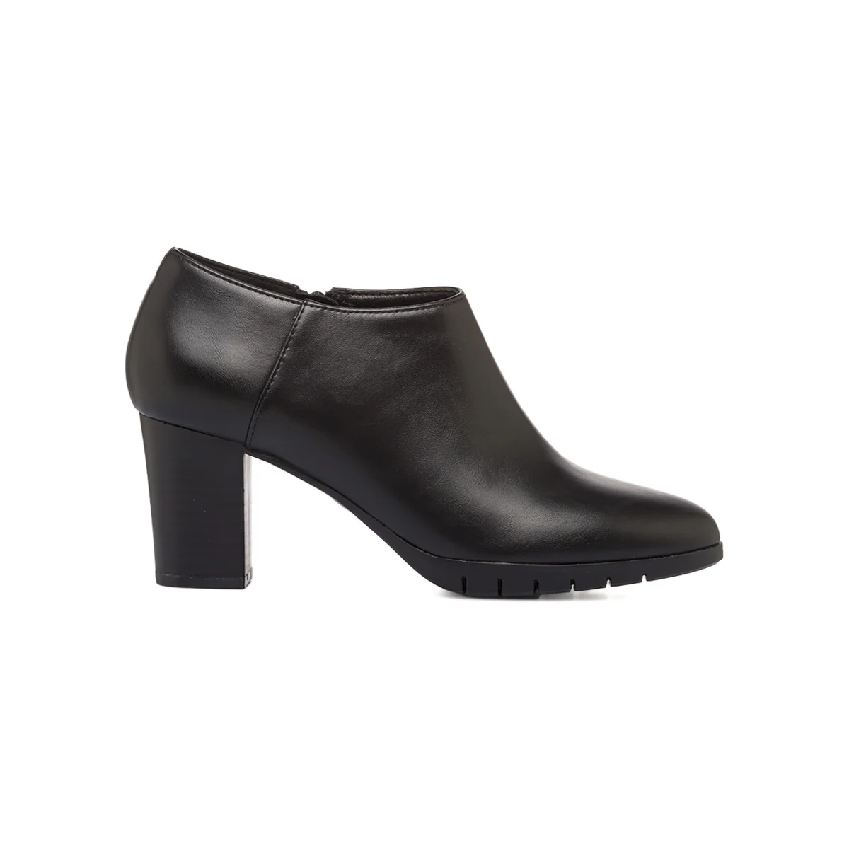 Stivaletti Comfort Neri da Donna con tacco a colonna 6 cm e zip P Soft