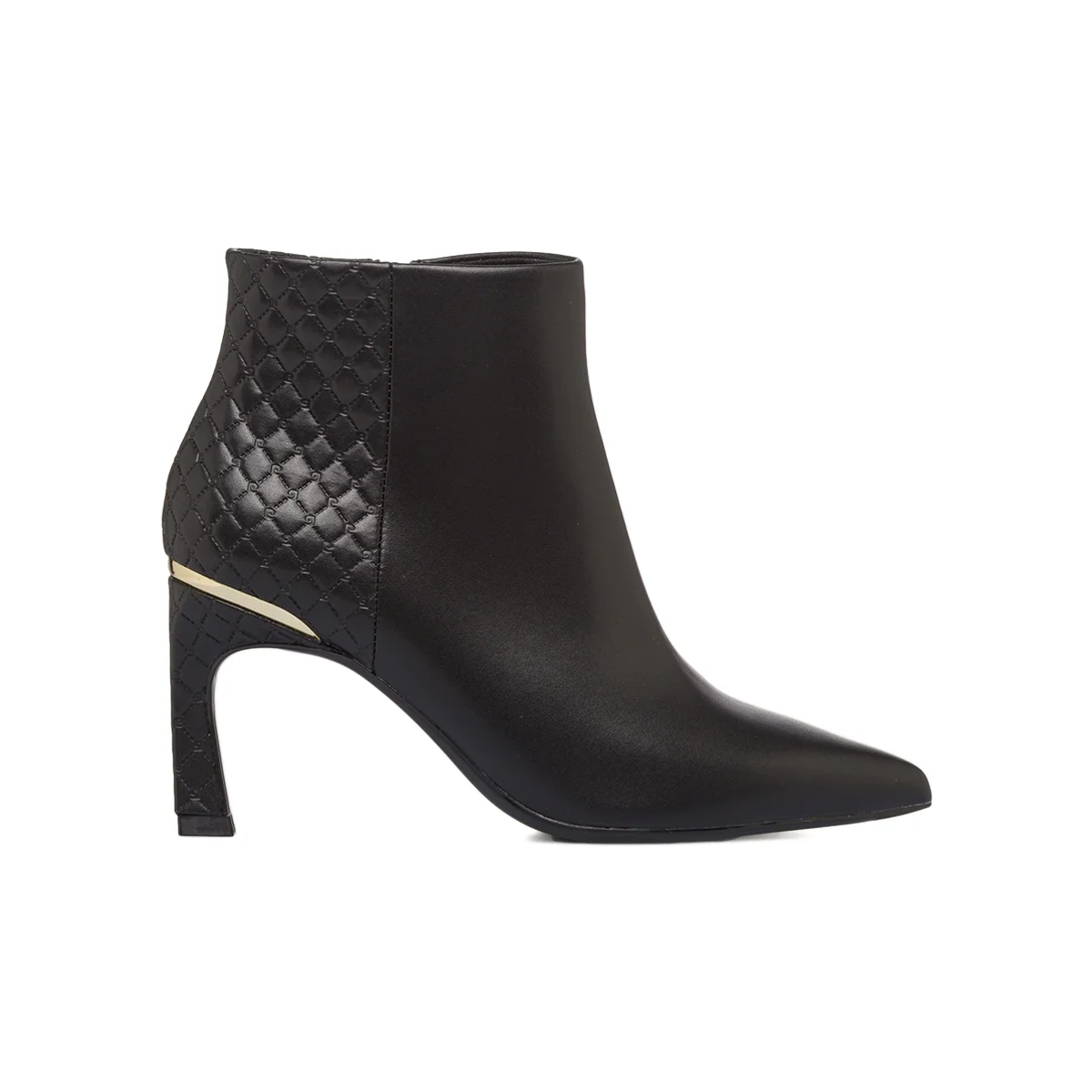 Stivaletti da Donna Neri con motivo Trapuntato Pierre Cardin
