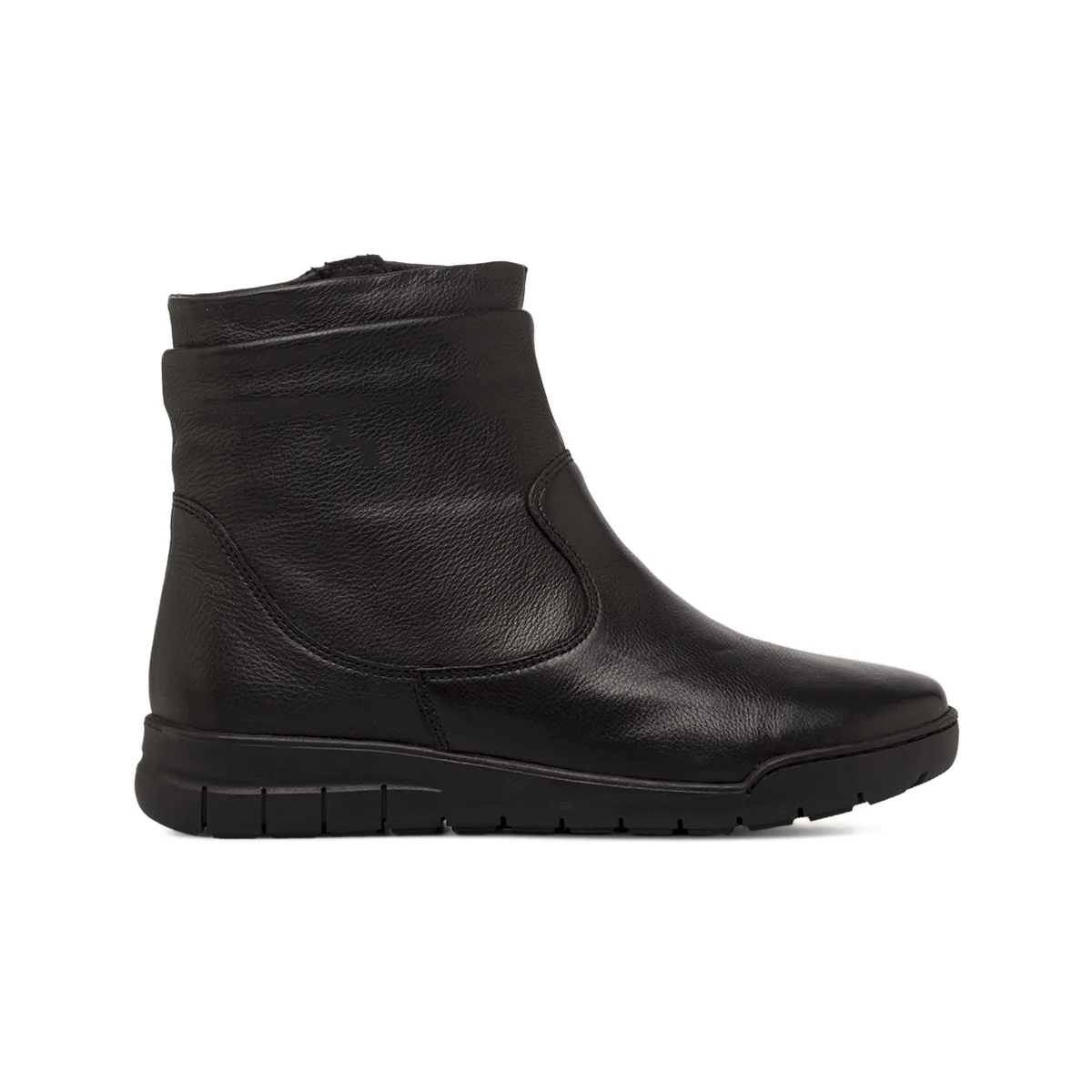 Stivaletti da Donna neri in Pelle con zip laterale Formawell