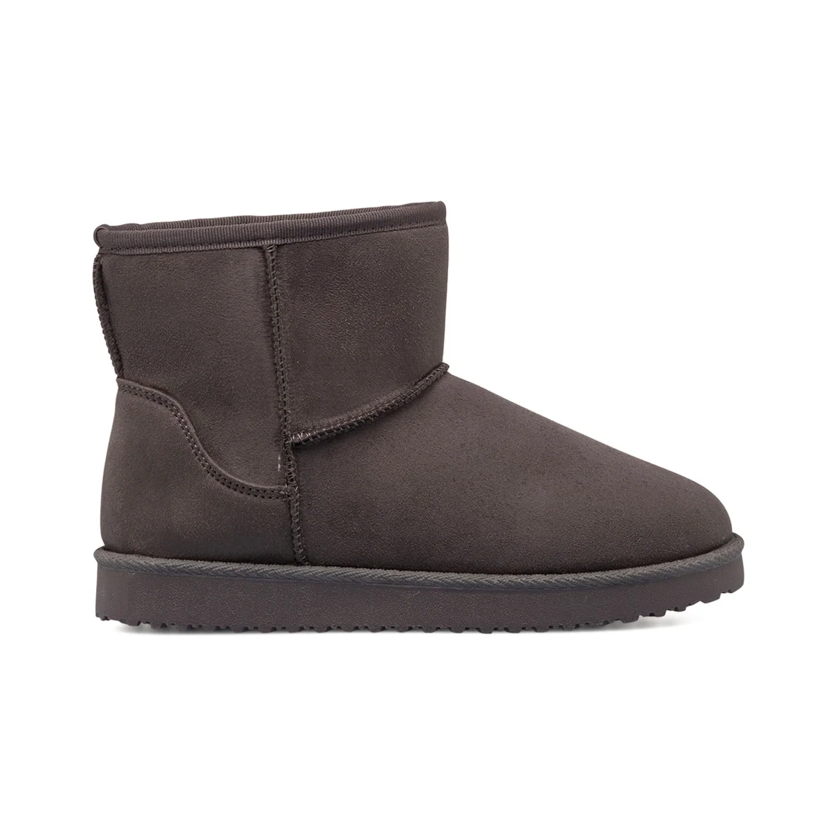 Stivaletti imbottiti cozy boots grigi da donna Lora Ferres