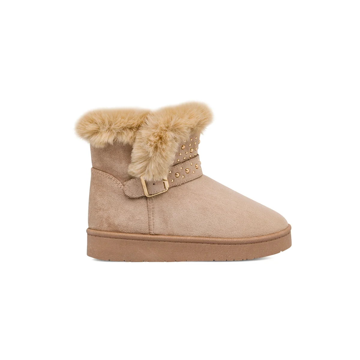 Stivaletti imbottiti invernali beige da Ragazza Dieci Baci