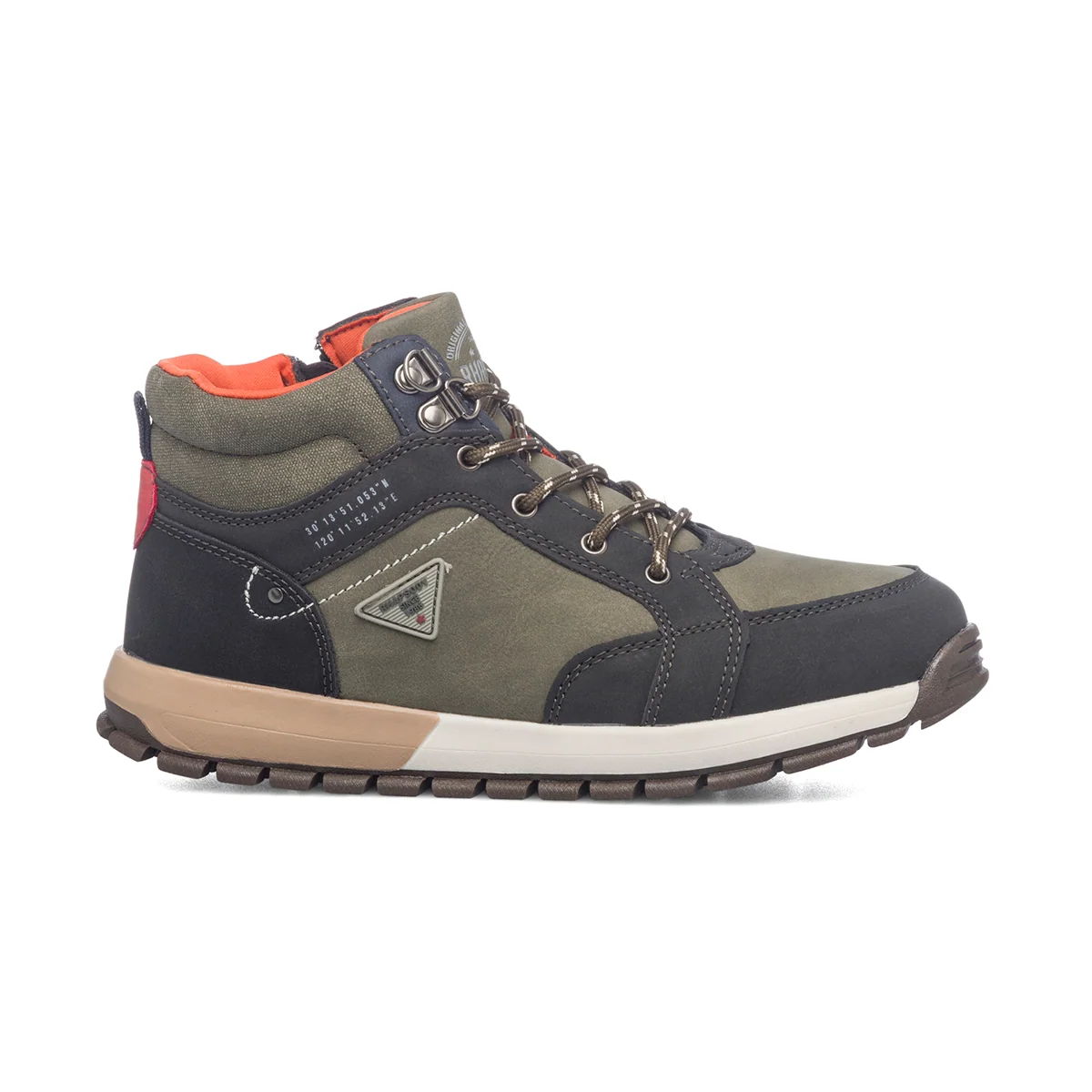 Stivaletti khaki con colletto imbottito Rapsody