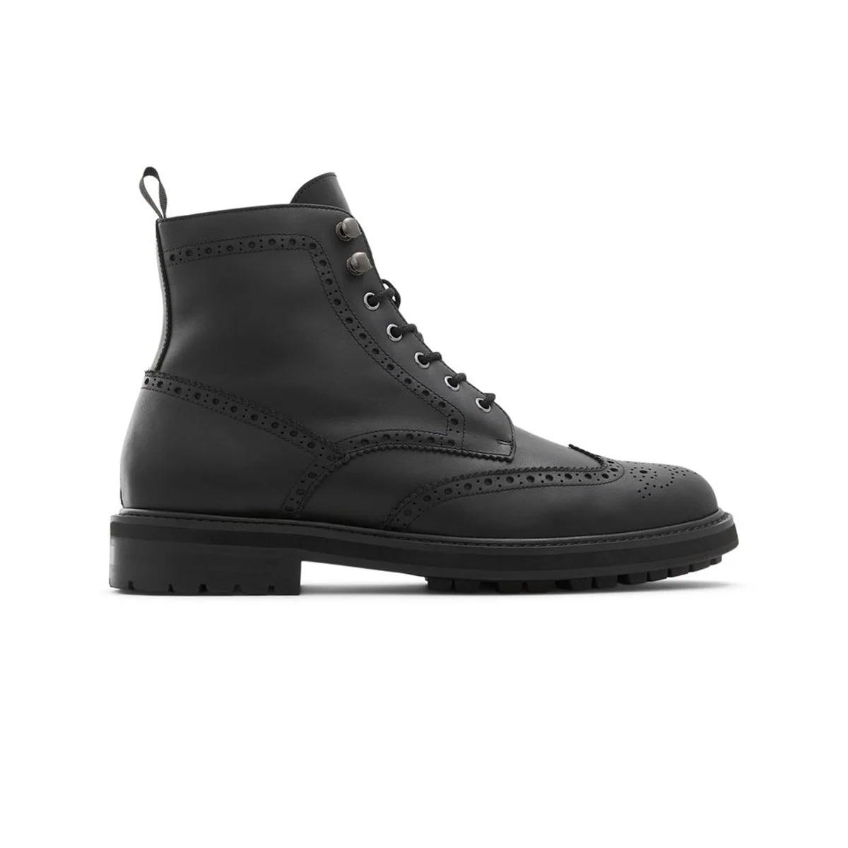 Stivaletti neri in pelle con dettagli brogue ALDO Silawyr