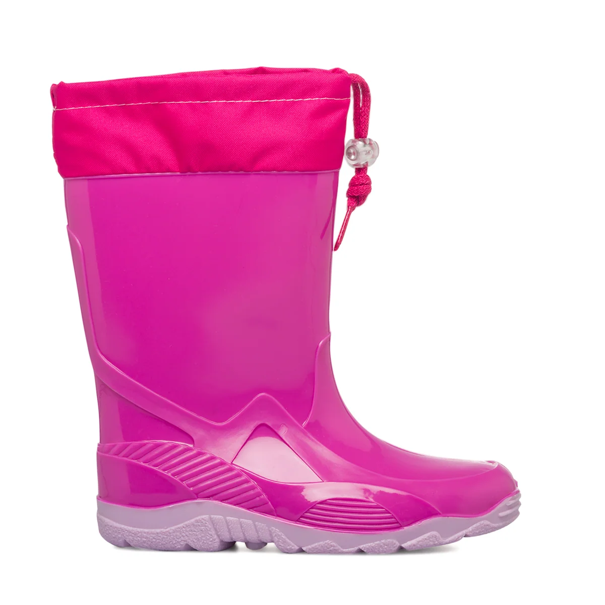 Stivali di gomma fucsia da bambina Cool Kids