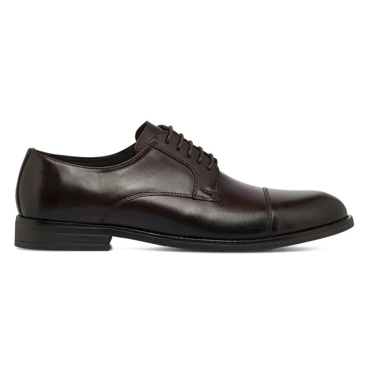 Stringate da uomo marroni in pelle con allacciature Derby La Cuoieria