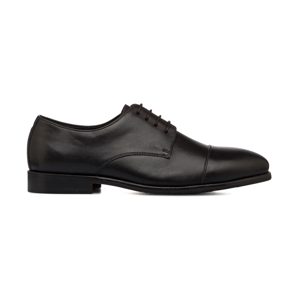 Stringate eleganti nere da Uomo in pelle con allacciatura Derby La Cuoieria