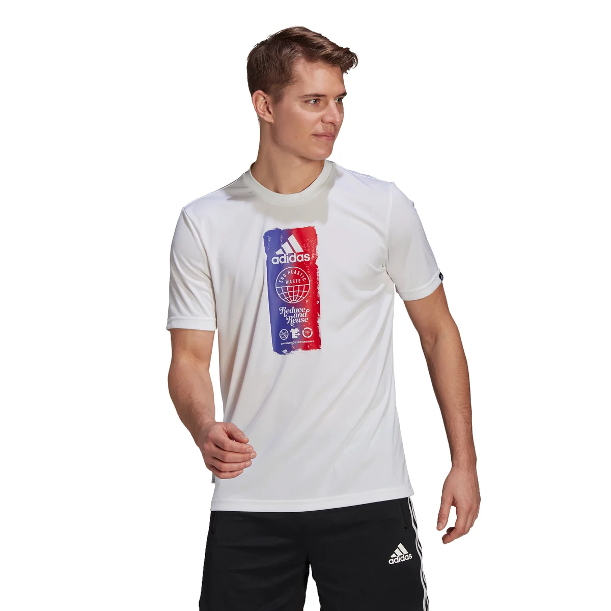 T-shirt bianca adidas Primeblue For The Oceans