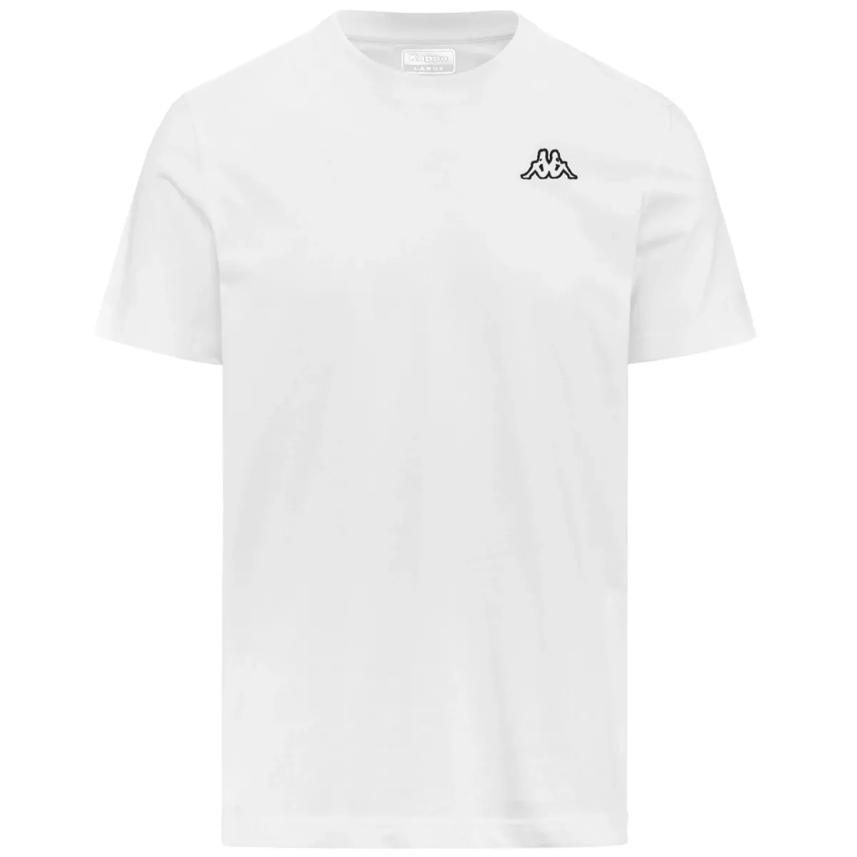 T-shirt da uomo bianca con logo Kappa Cafers Slim