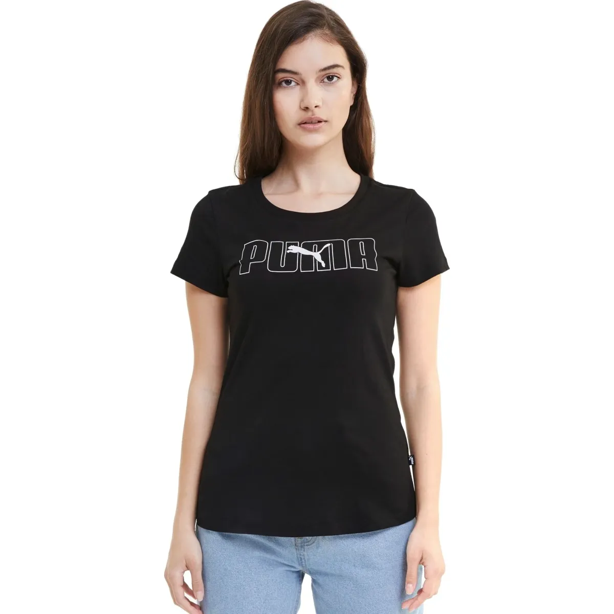 T-shirt nera Puma Rebel Graphic Tee