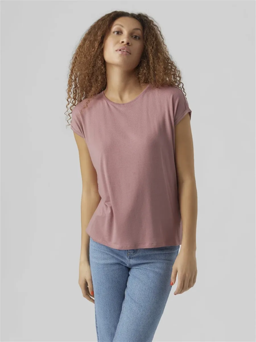 T-shirt rosa da donna AWARE by Vero Moda