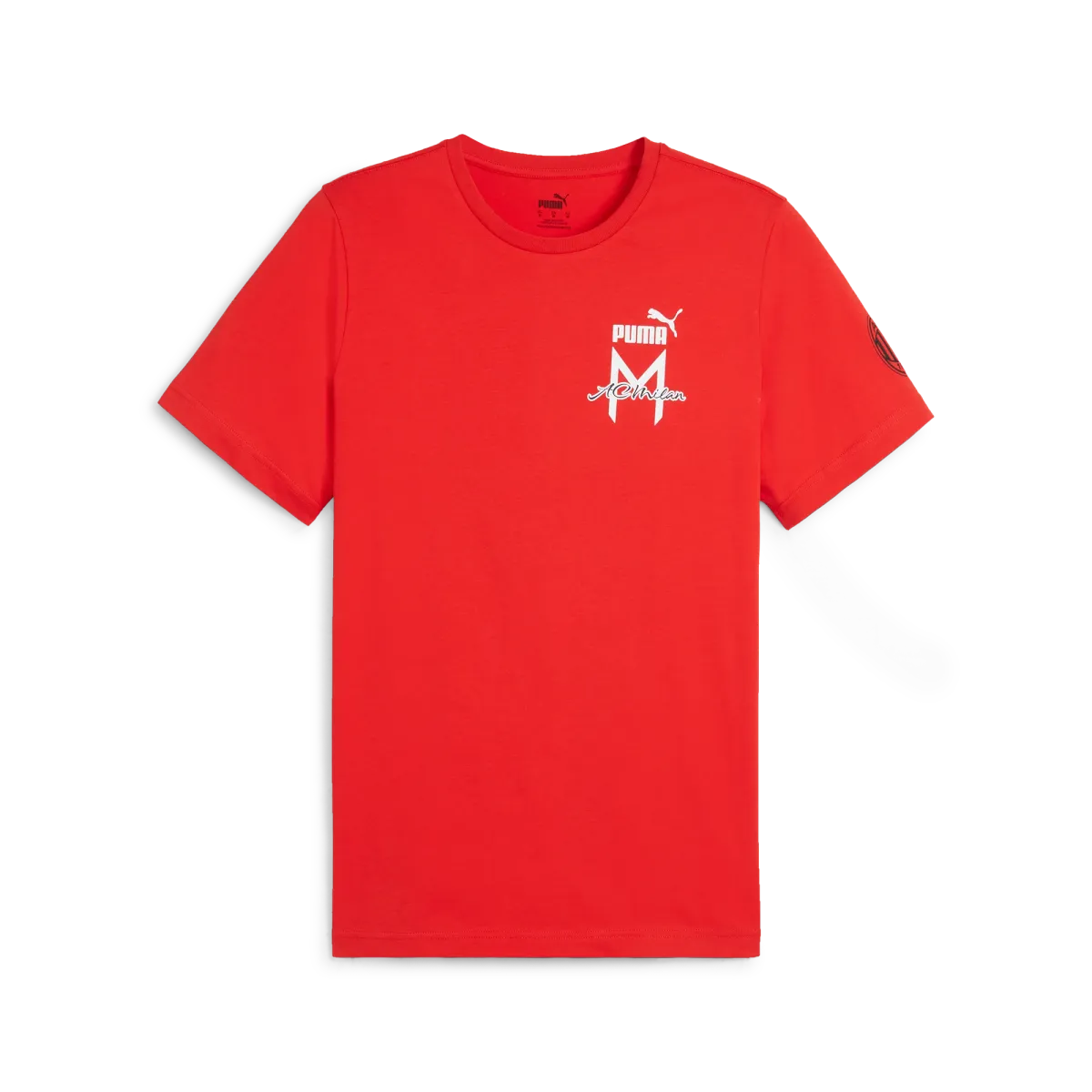 T-shirt rossa da uomo Puma x AC Milan Ftblicons