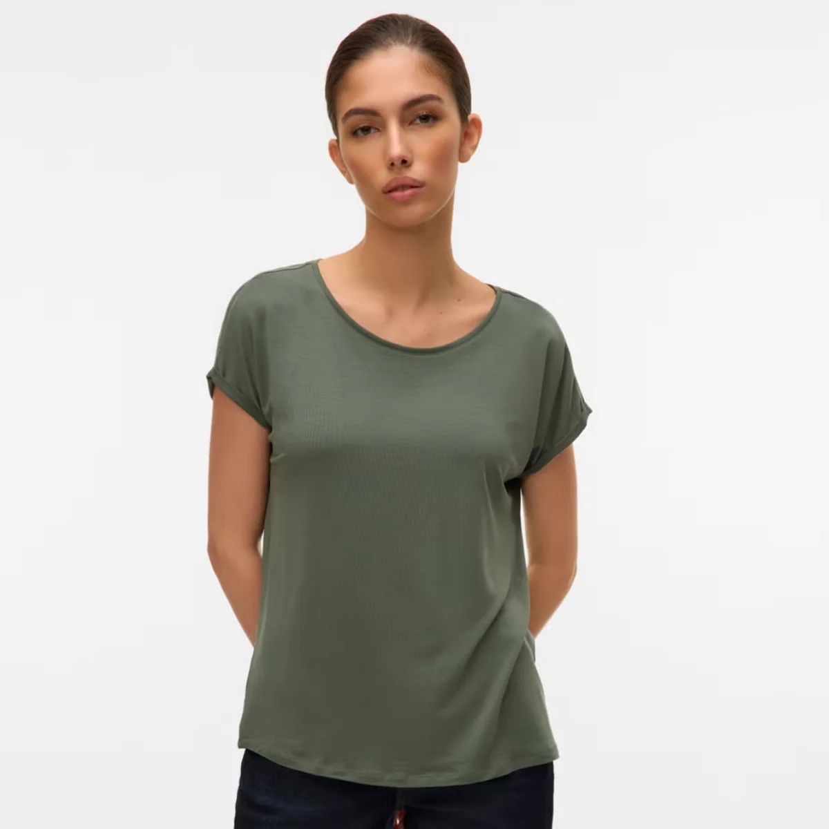 T-shirt verde da donna AWARE by Vero Moda