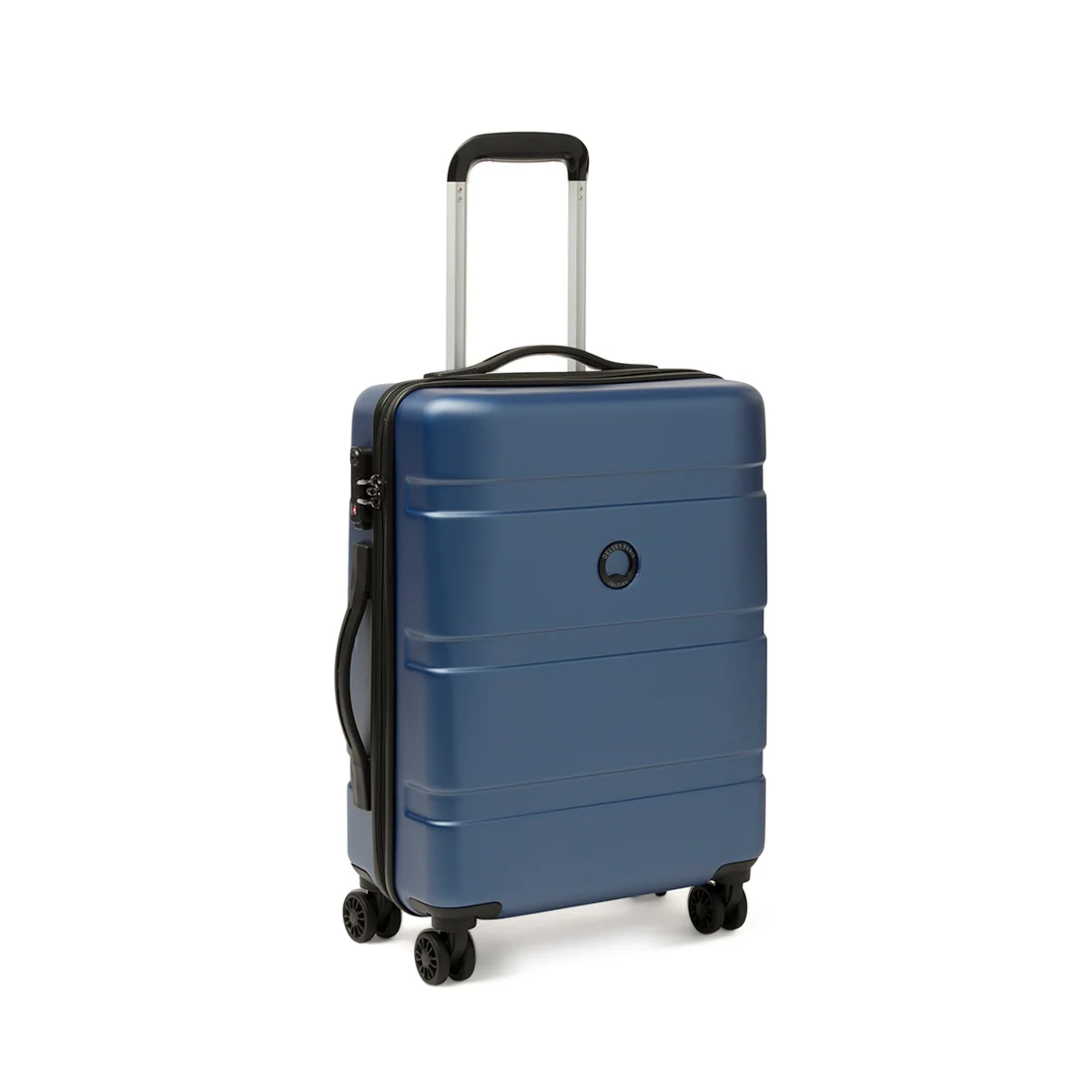 Trolley bagaglio a mano blu in ABS Delsey Paris