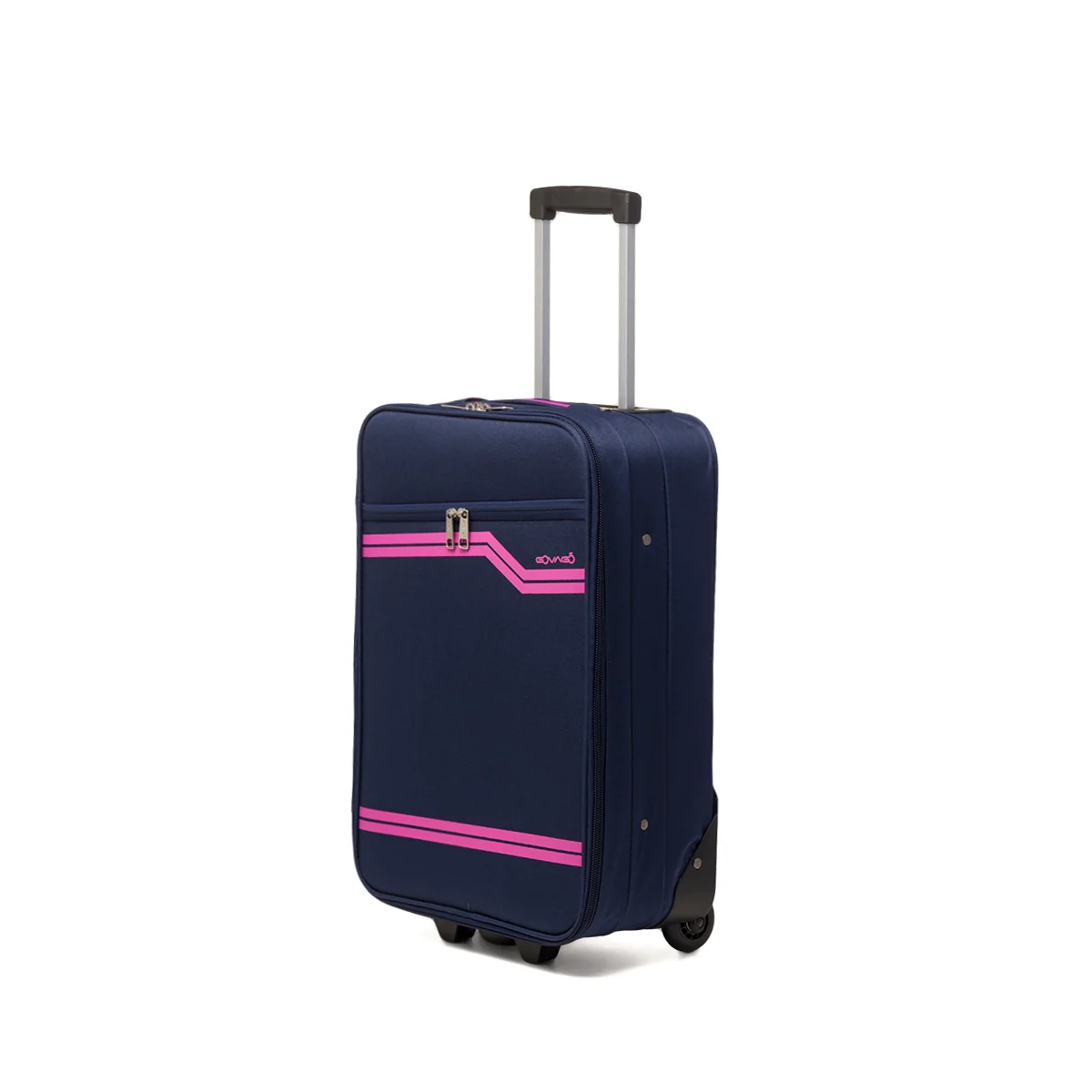 Trolley bagaglio a mano blu in tessuto Govago