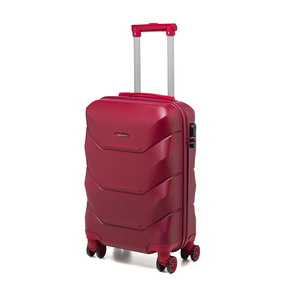 Trolley bagaglio a mano bordeaux in ABS Romeo Gigli