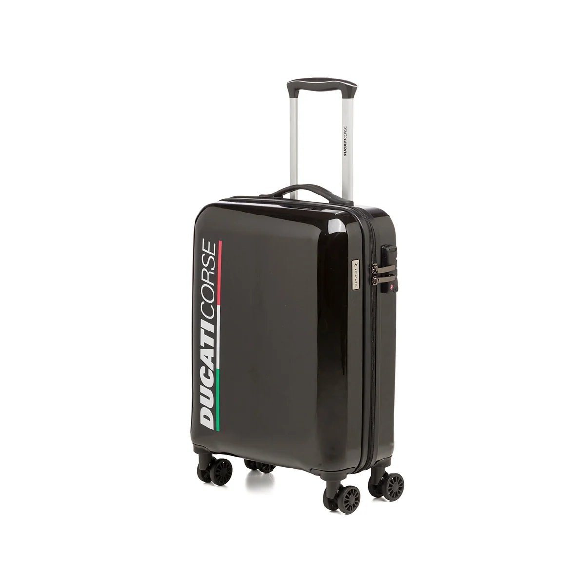 Trolley bagaglio a mano nero in ABS Ducati Corse x Ciak Roncato