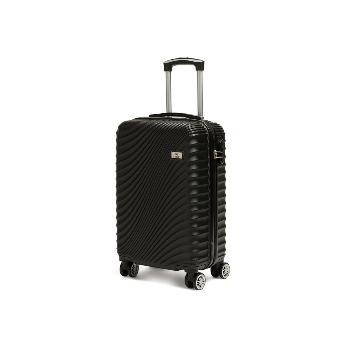 Trolley bagaglio a mano nero in ABS Romeo Gigli